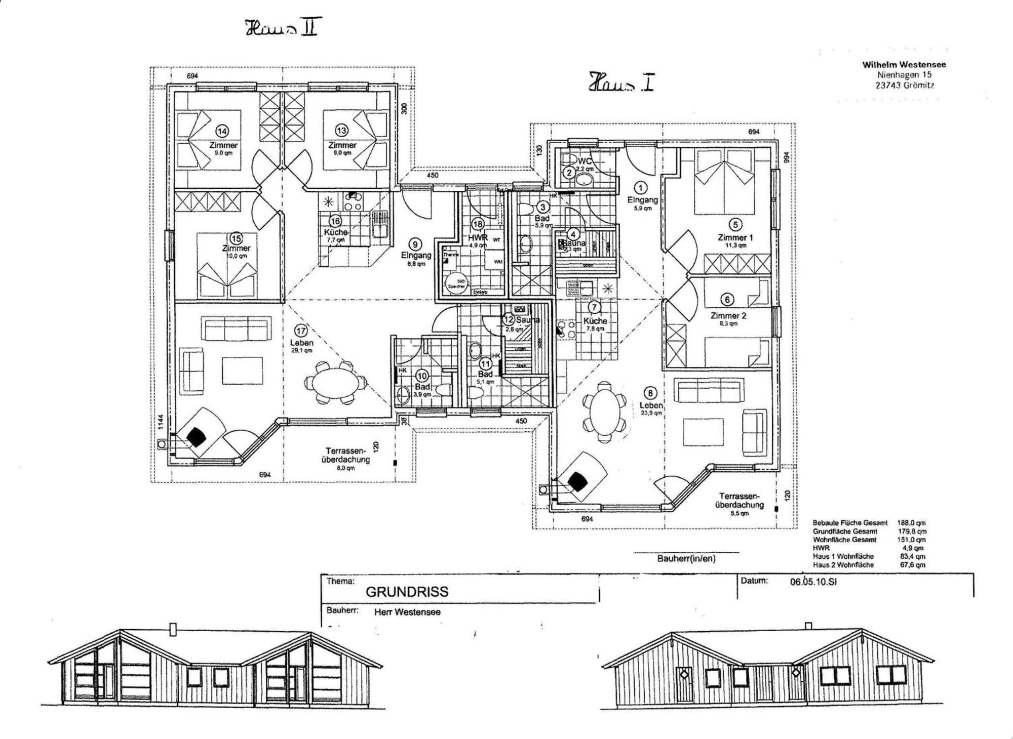 "Ferienhaus II - Hof Westensee" Grömitz Eksteriør billede